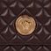 Chocolate, variant on Versace Quilted Leather Shoulder Bag
