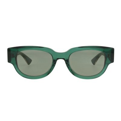Bottega Veneta BV1278SA Round Recycled Acetate Sunglasses