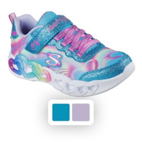 Skechers Girls Hearts Light-Up Sneaker