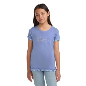 Levi's Girls Lettuce Trim Tee Shirt