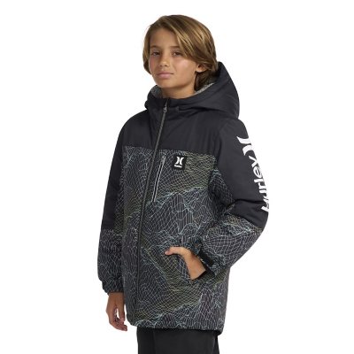Hurley Boys Snow Jacket GreenXS (4/5):- XS (4/5), Green