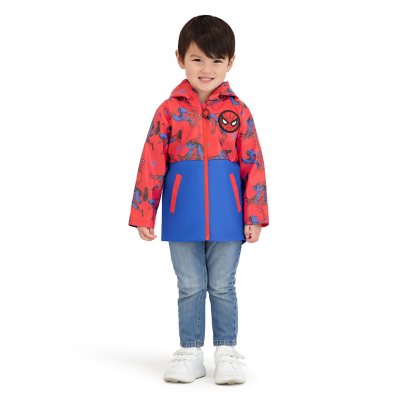 Character Kids Rain Jacket Red 3T:- Red, 3T