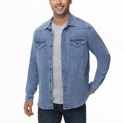 F.ILLUMINATEのF Stitch Denim Half Shirt 全2色 ZIMMERMANN Illuminate denim shirt | NET-A-PORTER