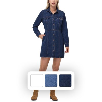 Frye Women's Denim Dress Dark WashXS:- XS, Dark Wash