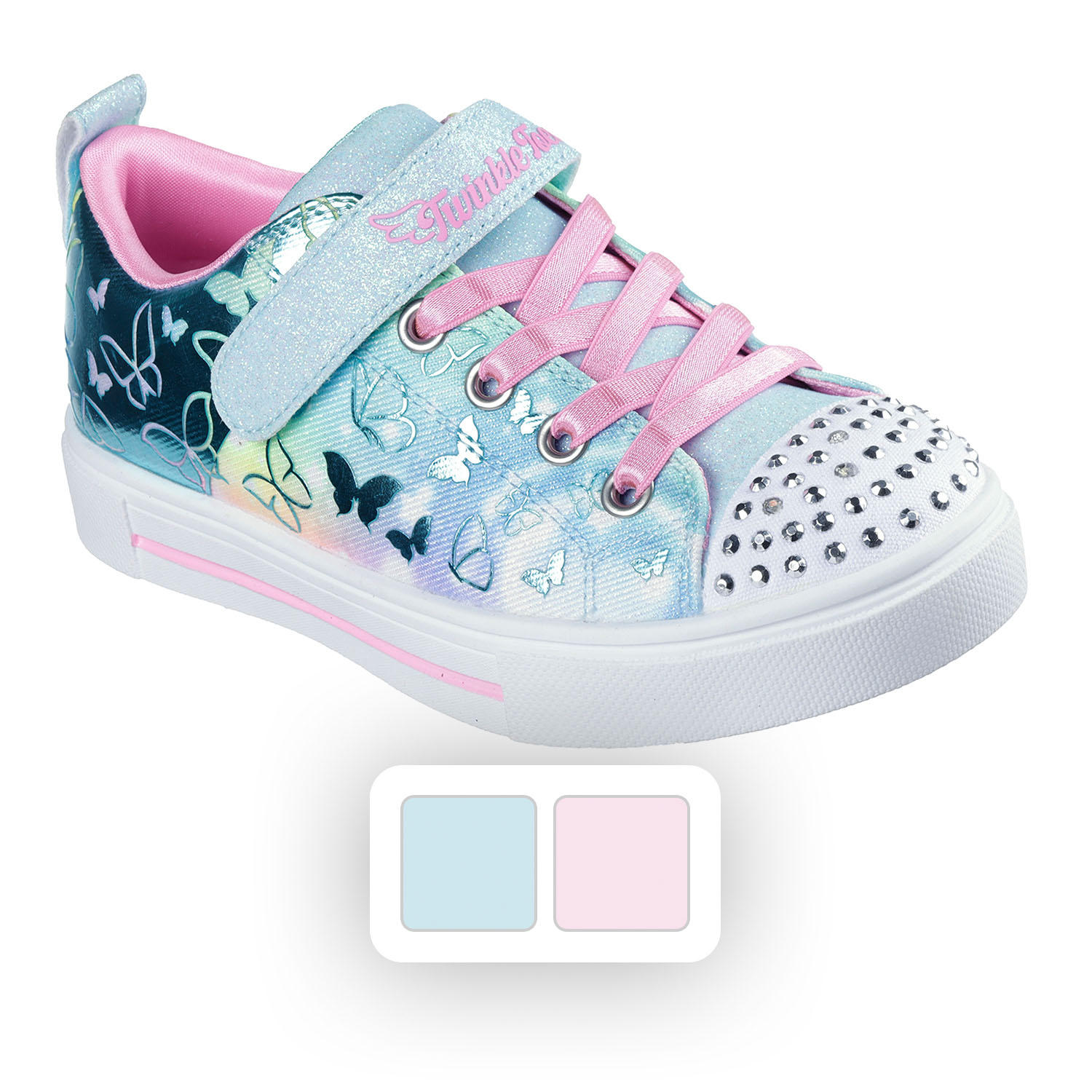 Skechers Girls Twinkle Toes Sneaker - TURQUOISE GIRLS 3:- 3K, Turquoise