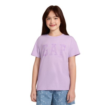Gap Kids Girls Graphic Tee Purple XL 14/16:- Purple, XL 14/16