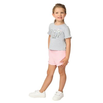 Gap Kids Girls 2Pc Short Set Grey 2T:- Grey, 2T