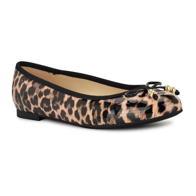 Nine West Women's Ballet Flat - LEOPARD 9:- 9, Leopard - Online Only