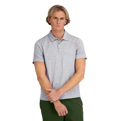 Outdoor Voices Gridtek Polo Grey L:- Grey - Online Only, L