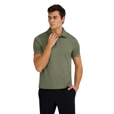 Outdoor Voices Gridtek Polo Green L:- Green - Online Only, L