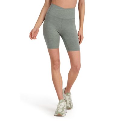 OUTDOOR VOICES CLOUDKNIT BIKE SHORT - GREEN XL:- XL, Green