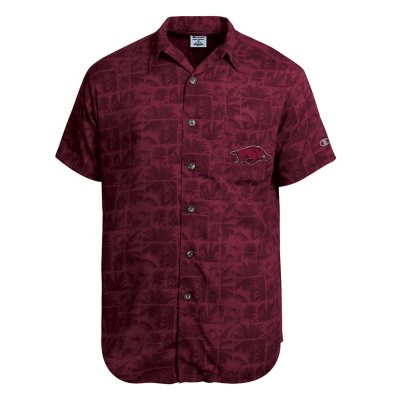 Arkansas RazorbacksNCAA Hawaiian ShirtM:- Arkansas Razorbacks, M