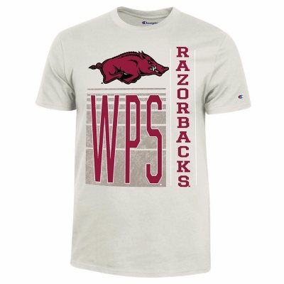 NCAA Adult Short Sleeve TeeArkansas RazorbacksXL:- Oat, XL