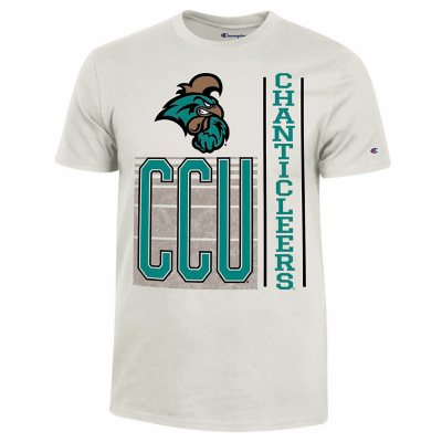 NCAA Adult Short Sleeve TeeCostal Carolina ChanticleersL:- Cream, L