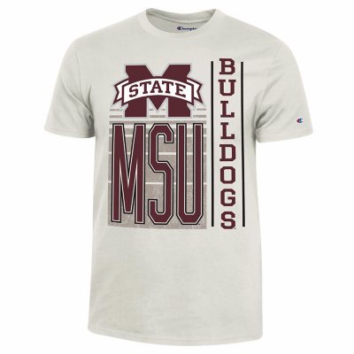 NCAA Adult Short Sleeve TeeMississippi State BulldogsL:- Cream, L
