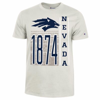 NCAA Adult Short Sleeve TeeNevada WolvesXL:- Cream, XL