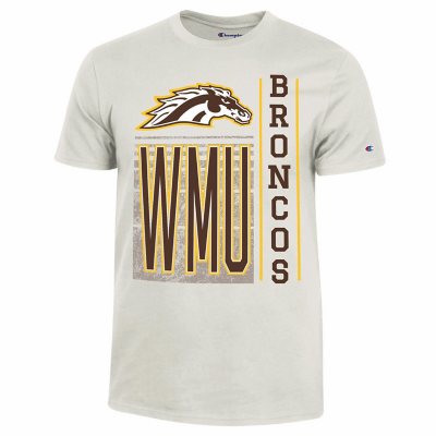 NCAA Adult Short Sleeve TeeWestern Michigan BroncosXL:- Cream, XL