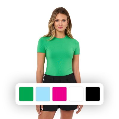Edited by Remi Bader Baby Tee Green1X:- 1X, Green