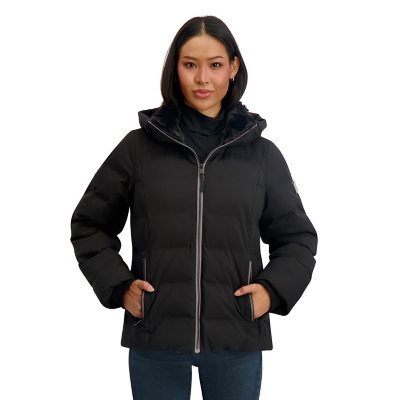 ZeroXposur Women's Puffer Jacket BlackXXL:- XXL, Black