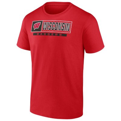 Wisconsin Badgers Short Sleeve TeeXXL:- Red, XXL