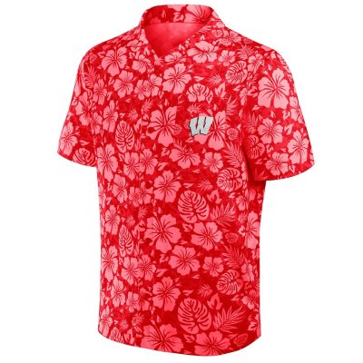 Wisconsin BadgersHawaiian ShirtM:- Wisconsin Badgers, M