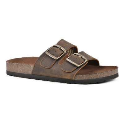 MOUNTAIN SOLE WOMEN'S DOUBLE BUCKLE SANDAL - BROWN 8:- 8, Brown