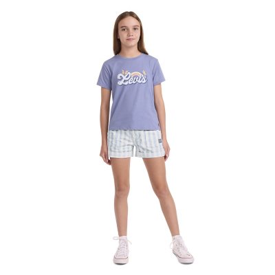 Levi's Girls Denim Short White XL 14/16:- White, XL 14/16