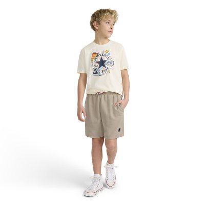 Converse Boys Short Brown XL 14/16:- Brown - Online Only, XL 14/16