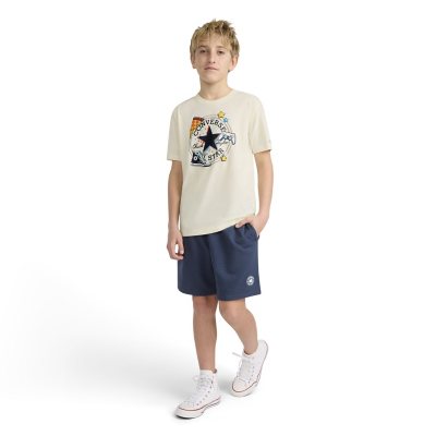 Converse Boys Tee Cream XS 4/5:- Cream - Online Only, XS 4/5