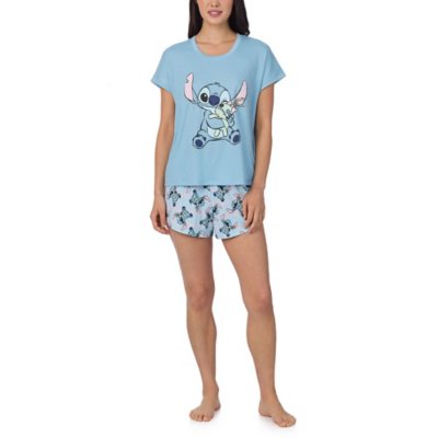 Character Ladies 2-Piece Short Pajama Set:- Stitch, L