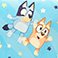 Bluey & Bingo, variant on Licensed Character Kids Body Pillow, 18" x 36"