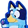 Bluey, variant on Embellished 24" Licensed Character Cloud Pillow