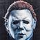 Halloween II, variant on Scary Movie Cloud Throw and Reusable Embroidered Fabric Bucket Set, 60" x 70"