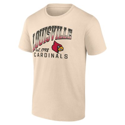 Louisville Cardinals Short Sleeve TeeL:- Cream, L