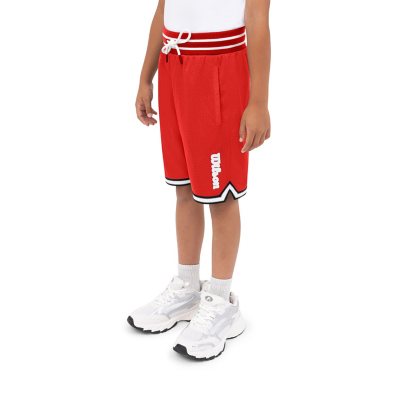 Wilson Boys Short Red XS 4/5:- Red - Online Only, XS 4/5