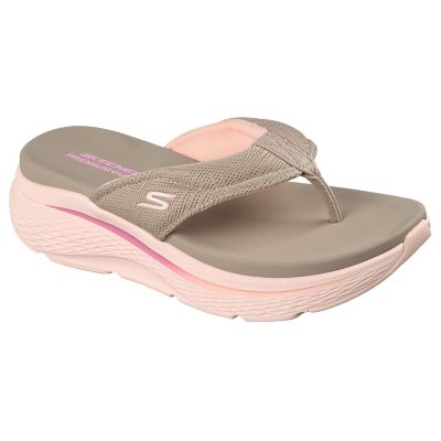 SKECHERS WOMEN'S FLIP FLOP - Taupe 8:- 8, Taupe - Online Only