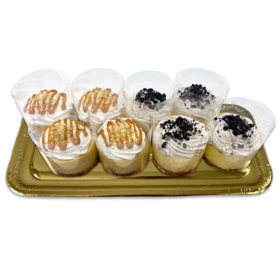 Member's Mark 3" Salted Caramel and Cookies 'n Crème Cheesecakes (8 ct.)