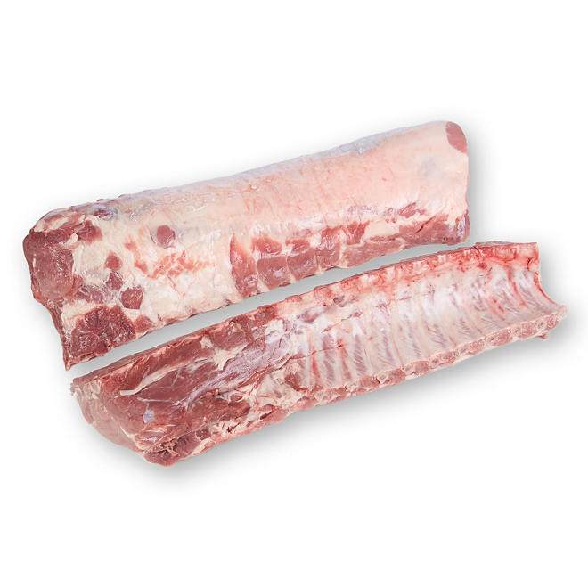 Member's Mark Bone-In Pork Center Loins, Cryovac 2 loins per bag, priced per pound
