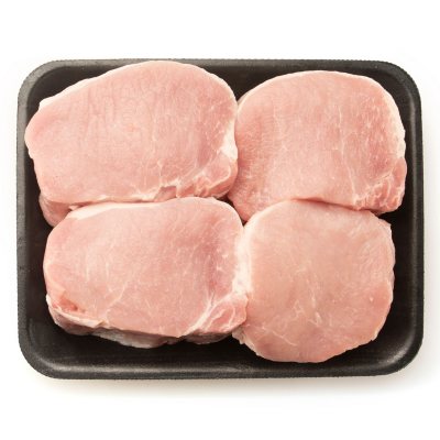 Member S Mark Pork Loin Boneless Center Cut Chops Thick Cut 4 Ct Priced Per Pound Sam S Club