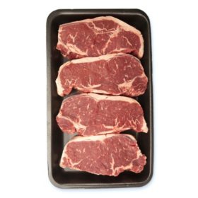 Member's Mark USDA Choice Angus Beef Boneless NY Strip Steak, priced per pound