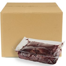 USDA Choice Angus Beef Cheek Meat Cryovac, Frozen, Bulk Wholesale Case (priced per pound)