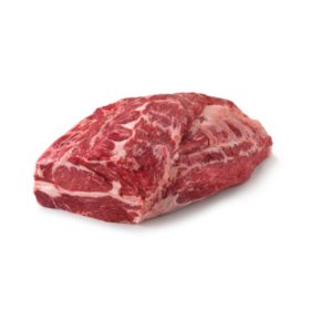Member's Mark USDA Choice Angus Whole Beef Chuck Roll, Cryovac, priced per pound