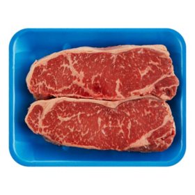 Member's Mark Prime Beef Strip Steak, priced per pound