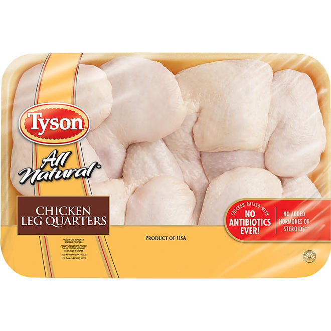 Tyson Bone-In Chicken Leg Quarters, Fresh (priced per pound)
