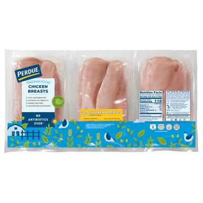 Boneless Skinless Chicken Breasts (8 packs, 1 lb. per pack)