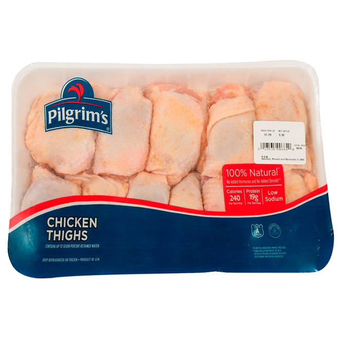 Pilgrim's Fresh Chicken Thighs (Priced by the Pound)