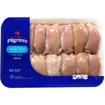 Pilgrims Boneless Skinless Chicken Thighs Priced Per Pound