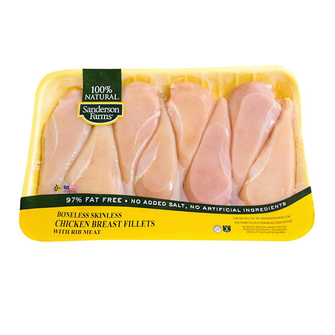 Sanderson Farms Boneless Skinless Chicken Breasts (priced per pound)