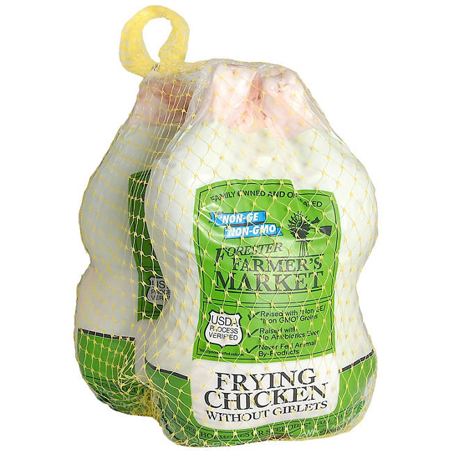 Case Sale: Forester Farmer's Market Frying Chicken, ABF (priced per pound)