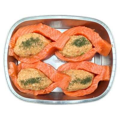 Stuffed Salmon Fillets - 1 lb. - Sam's Club